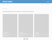 Tablet Screenshot of projectbaikal.com